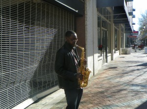 #038 Main Street Saxophonist