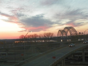 #044 Memphis Bridge Sunset